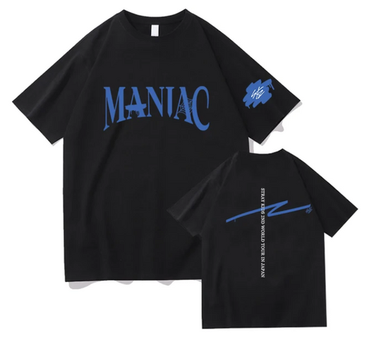 Camiseta Unissex SKZ StrayKids MANIAC (4. Versões)