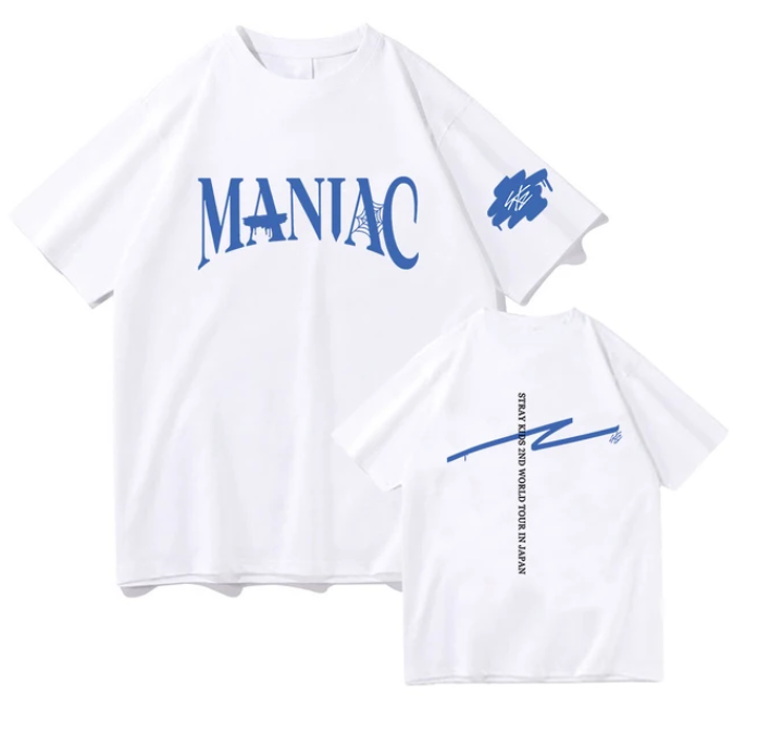 Camiseta Unissex SKZ StrayKids MANIAC (4. Versões)