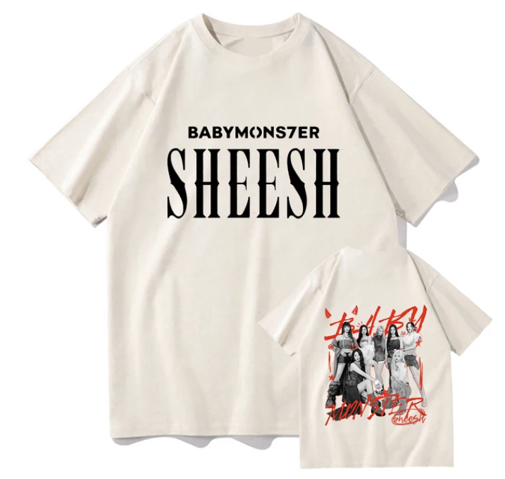 Camiseta Unissex BABYMONSTER SHEESH
