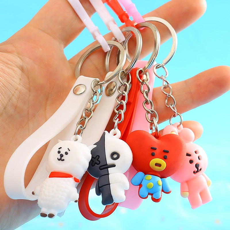 Chaveiro de Silicone BTS BT21