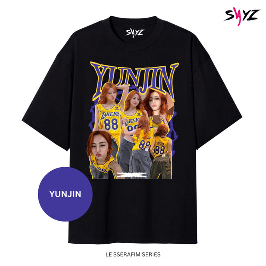 Camiseta Unissex Yunjin Le sserafim  - PRÉ-VENDA